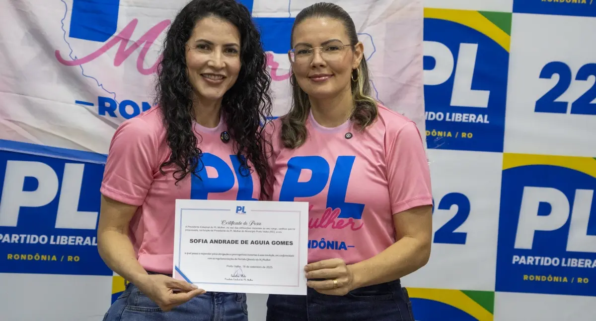 MULHERES NA POLÍTICA - Sofia Andrade assume presidência do PL Mulher em Porto Velho e defende fortalecimento da direita 
